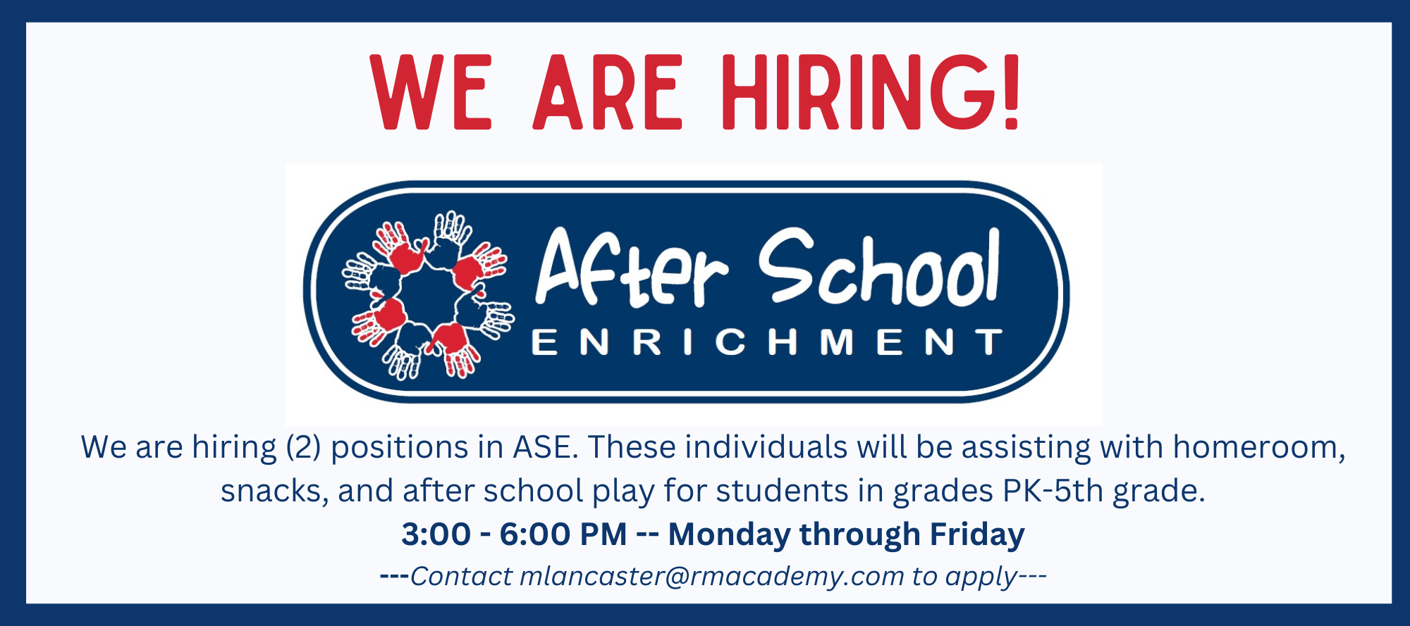 Employment Information Rocky Mount Academy